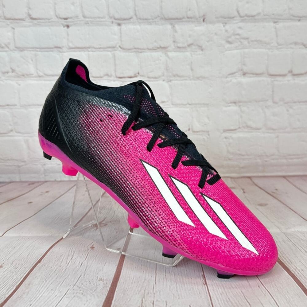 Adidas X Speedportal.2 FG Pink Black Soccer Cleats M Size 9.5/W Size 10.5 GV9563